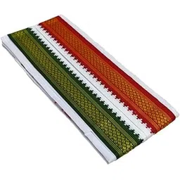 MPS COTTON COOL Cotton Men's Angavastam Towel Size:46 Inch X 33 Inch White (Pack of 1 Piece)-picture-16