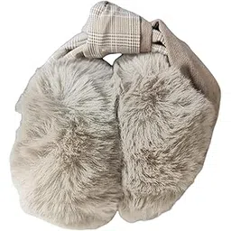 mps my party suppliers Winter Fur Earmuffs for Girls (Pink/Cream/White/Gray/Brown) – Ultra Soft Plush Ear Warmers with Comfortable Headband | Lightweight Cozy Ear Protection for Winter Outdoor Travel-picture-26