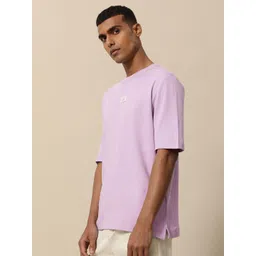 Mr Bowerbird Men Lavender Pure Cotton Philosophy Oversized T-shirt-picture-17