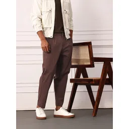 Mr Bowerbird Men Mid-Rise Pleated Oversized Fit Korean Trousers-picture-29