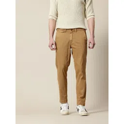 Mr Bowerbird Men Smart Slim Fit Chinos Trousers-picture-38