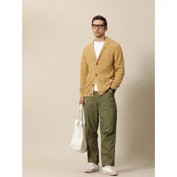 Mr Bowerbird Men Solid Chunky Ribbed Oversized Cardigan-picture-10