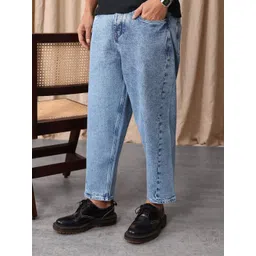 Mr Bowerbird Men Tapered Cropped Light Fade Stretchable Jeans-picture-15