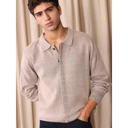 Mr Bowerbird Shirt Collar Front-Open Sweater-picture-32