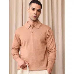 Mr Bowerbird Shirt Collar Pure Woollen Pullover-picture-21