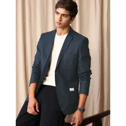 Mr Bowerbird Tailored Fit Single Breasted Linen Cotton Casual Blazer-picture-38