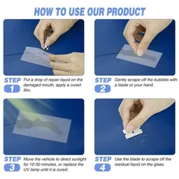 mr fix Windshield Repair Kit for Quick Car Glass Longevity Windshield Repair Kit image 4