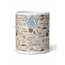 Mr UVD White & Brown Graphic Printed Ceramic Glossy Mug-picture-39