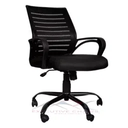 MRC Executive Chairs Boom Medium Back Black Office Revolving Chair-picture-41