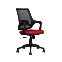 MRC Executive Chairs Executive Mono Mesh Ergonomic Office Chair, Study Chair, Revolving Chair- Red & Black-picture-32