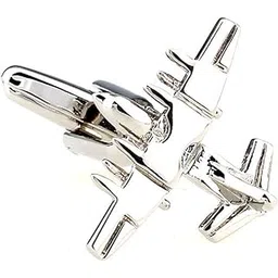 mrcuff Airplane Plane Bomber Cufflinks with a Presentation Gift Box-picture-27