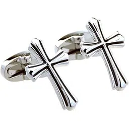 mrcuff Cross Classic Pair Cufflinks in a Presentation Gift Box & Polishing Cloth, microfiber-picture-23