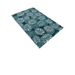 MRIC Grey & Blue Cotton Collection For Living Room& Bedroom Carpet image 2