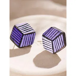 Mridah Geometric Studs Earrings-picture-40