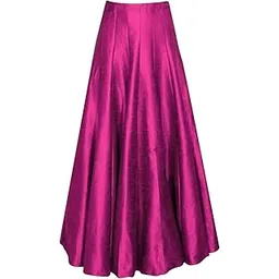 mrugneni Kali Pattern Long Skirt in Silk-picture-21
