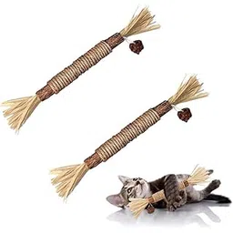 MS PET HOUSE Silvervine Sticks Cat Toys, 2 Pack Natural Cat Chew Stick Toy for Cats Dental Care Teeth Cleaning, Matatabi Catnip Treat Toys for Indoor Cat Kitten, Catnip Toys, Suitable for All Cats-picture-18