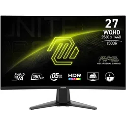 MSI 68.58 cm (27 inch) Curved WQHD VA Panel with Anti-Flicker Technology, VESA Mountable, 105% SRGB, Smart Crosshair, 1500R Curvature, Tilt Adjustable Gaming Monitor (MAG 27CQ6F)-picture-38