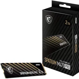 MSI M470 2 TB Laptop, Desktop, Network Attached Storage, Servers, All in One PC's Black PCIe NVMe Internal Solid State Drive (SSD) (SPATIUM M470 PRO PCIe 4.0 NVMe M.2 2TB)-image-48