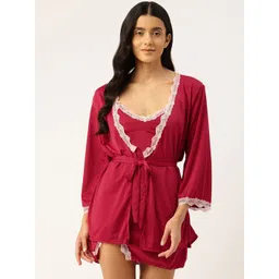 Ms.Lingies Satin Baby Doll-picture-23