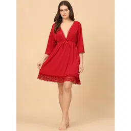 Ms.Lingies Satin Baby Doll with Asymmetric-picture-34