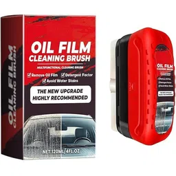 msnb Automotive Oil Film Cleaning Brush | Car Glass Oil Film Remover -01 Silicone Wet and Dry Brush-picture-11