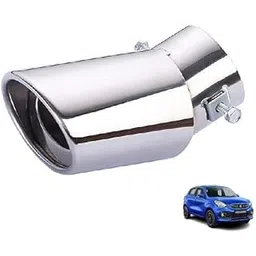 MT Stylish Car Show Exhaust Tube in Stainless Steel Colour Tube-Silencer Muffler Tip Pipe for CELERIO 2021+ (ALL MODELS)-picture-26