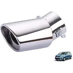 MT Stylish Car Show Exhaust Tube in Stainless Steel Colour Tube-Silencer Muffler Tip Pipe for ERTIGA(ALL MODELS)-picture-25