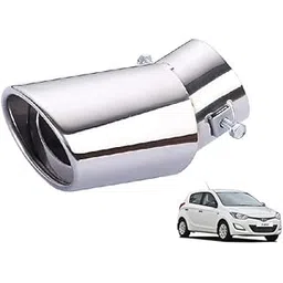 MT Stylish Car Show Exhaust Tube in Stainless Steel Colour Tube-Silencer Muffler Tip Pipe for I20 (ALL MODELS)-picture-22