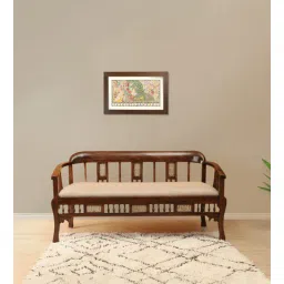 Espa Teak Wood 3 Seater Sofa in Walnut Colour-image-10