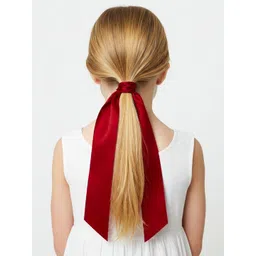 Mueras Girls Satin Silk Ponytail Holders-picture-19