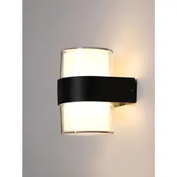 Mufasa Black 10 Watts Round Up-Down LED Outdoor Lamp-picture-38