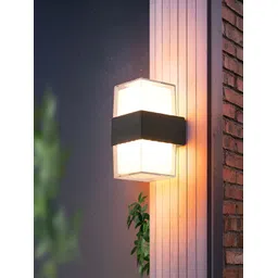 Mufasa Black 10 Watts Up-Down LED Outdoor Lamp-picture-30