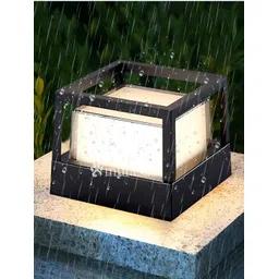 Mufasa Black 12 Watts LED Pillar Bulkhead Outdoor Lamp-picture-24