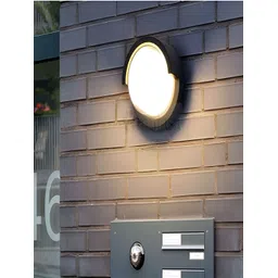 Mufasa Black 12 Watts Round LED Outdoor Lamp-picture-32