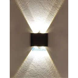 Mufasa Black 6 Watts 6 Ray Up Down LED Outdoor Lamp-picture-40