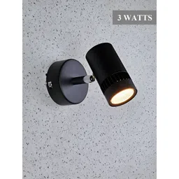 Mufasa Black Aluminium Contemporary Cylinder LED Spot Wall Lamp-picture-17