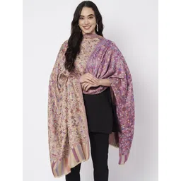 MUFFLY Floral Woven Design Shawl-picture-15
