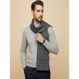 MUFFLY Men Checked Merino Wool Mufflers image 5