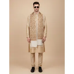 MUFFLY Men Woven Design Stole-picture-24