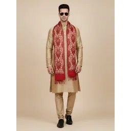 MUFFLY Men Woven Design Stole-picture-34