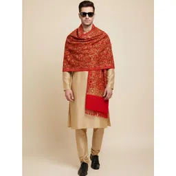 MUFFLY Men Woven Design Stole-picture-32