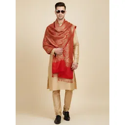 MUFFLY Men Woven Design Stole-picture-38