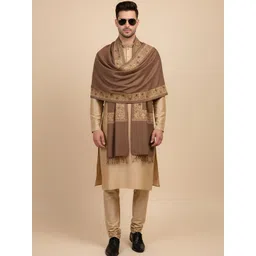 MUFFLY Men Woven Design Stole image 1