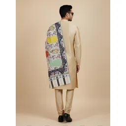 MUFFLY Men Woven Design Stole image 5