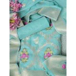 MUFFLY Printed Pure Silk Unstitched Dress Material-picture-31