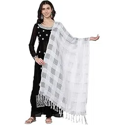 muffly Women Dupatta Self Design Cotton Net Chunnis & Dupatta-picture-36
