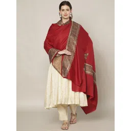 MUFFLY Women Floral Embroidered Shawl-picture-43