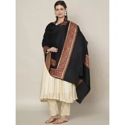 MUFFLY Women Floral Embroidered Shawl-picture-37