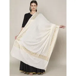 MUFFLY Women Floral Embroidered Shawl-picture-41
