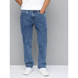 Mufti Men BOM062 Relaxed Straight Fit Light Fade Stretchable Jeans-picture-41